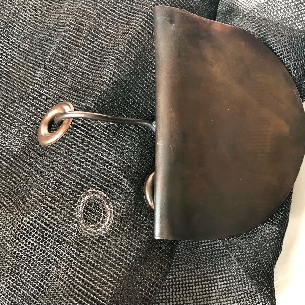 *SOLD* Rare Handcrafted Copper Sarah Cavender Metals Extra Wide Mesh Belt - Picture 6 of 7